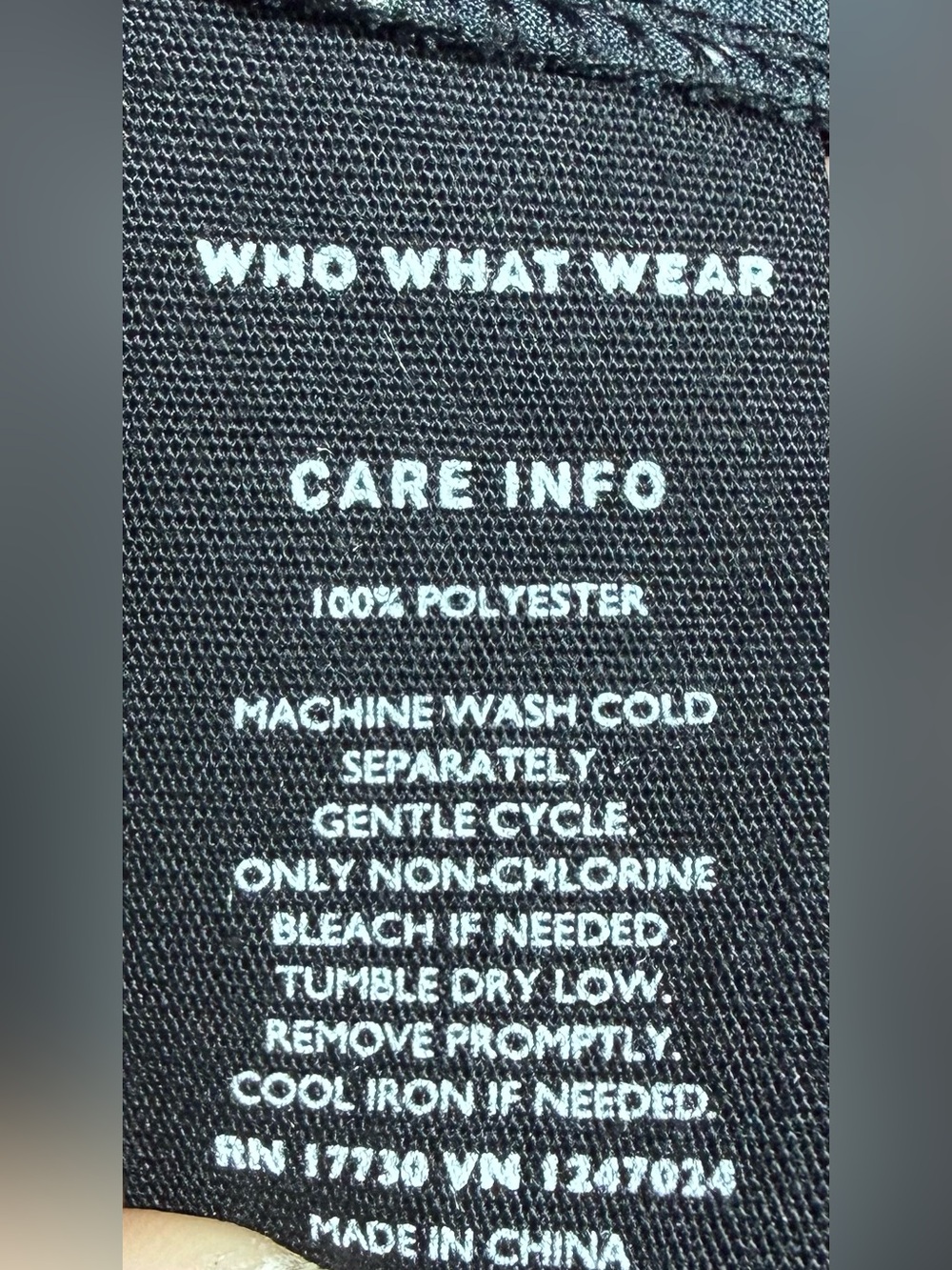Who What Wear Polka Dot Blouse XXL Black White Long Sleeve Top - Picture 4 of 6